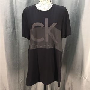 Calvin Klein black short sleeve logo t-shirt